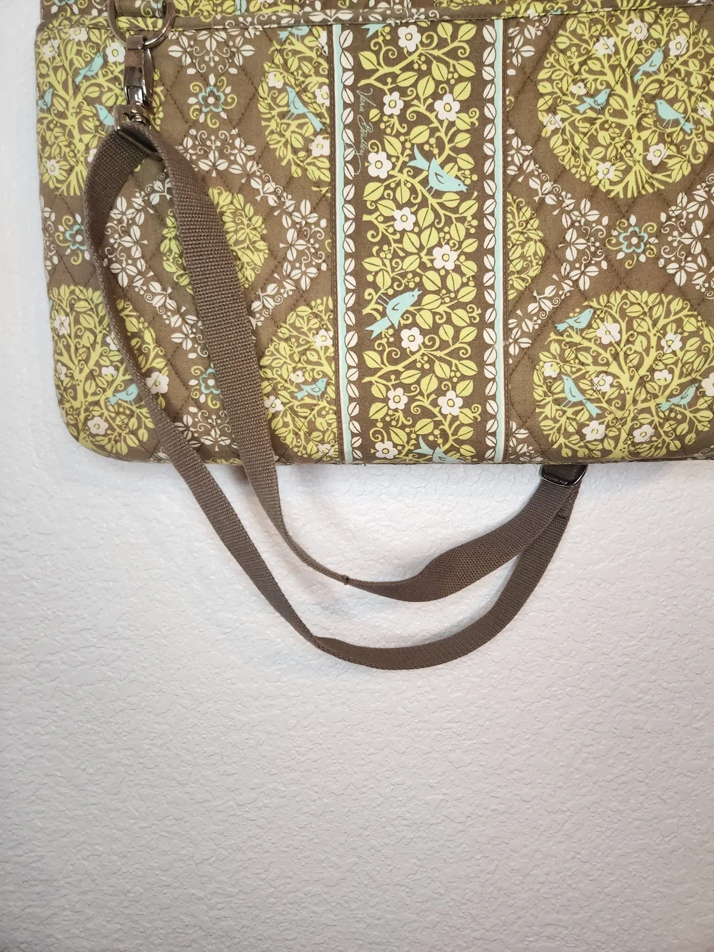 Vera Bradley Hard Shell Tablet Briefcase retired Sittin In A Tree Laptop Bag